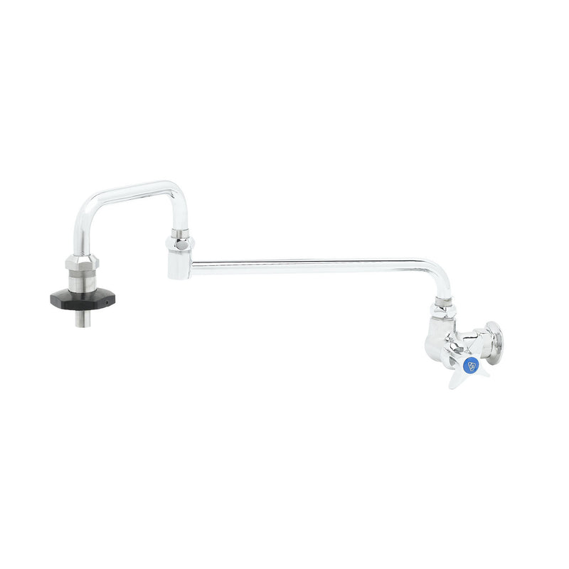 T&S Brass B-0592-CR Pot Filler - Cerama & 18" Double-Joint Nozzle