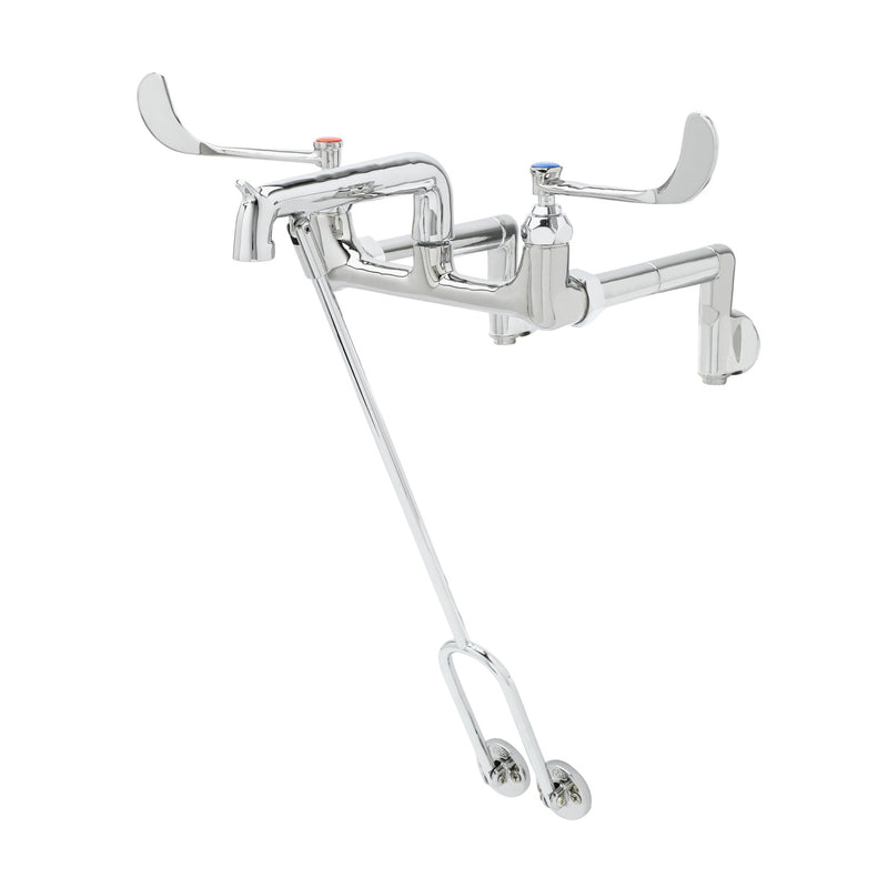 T&S Brass B-0650-02 Service Sink Faucet - 6" Wrist Handles & XX Inlets