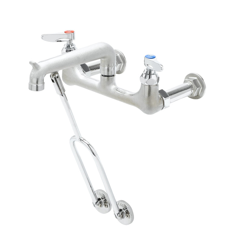 T&S Brass B-0650-RGH Service Sink Faucet - Wall Brace & Rough Chrome