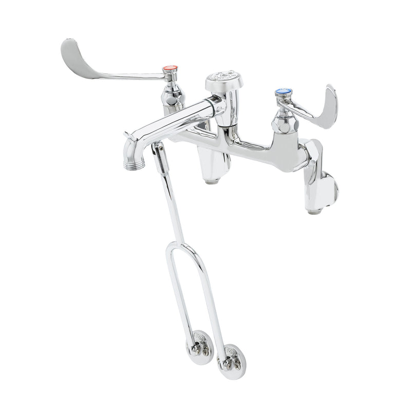 T&S Brass B-0655-01 Service Sink Faucet - Built-In Stops & Adjustable Centers