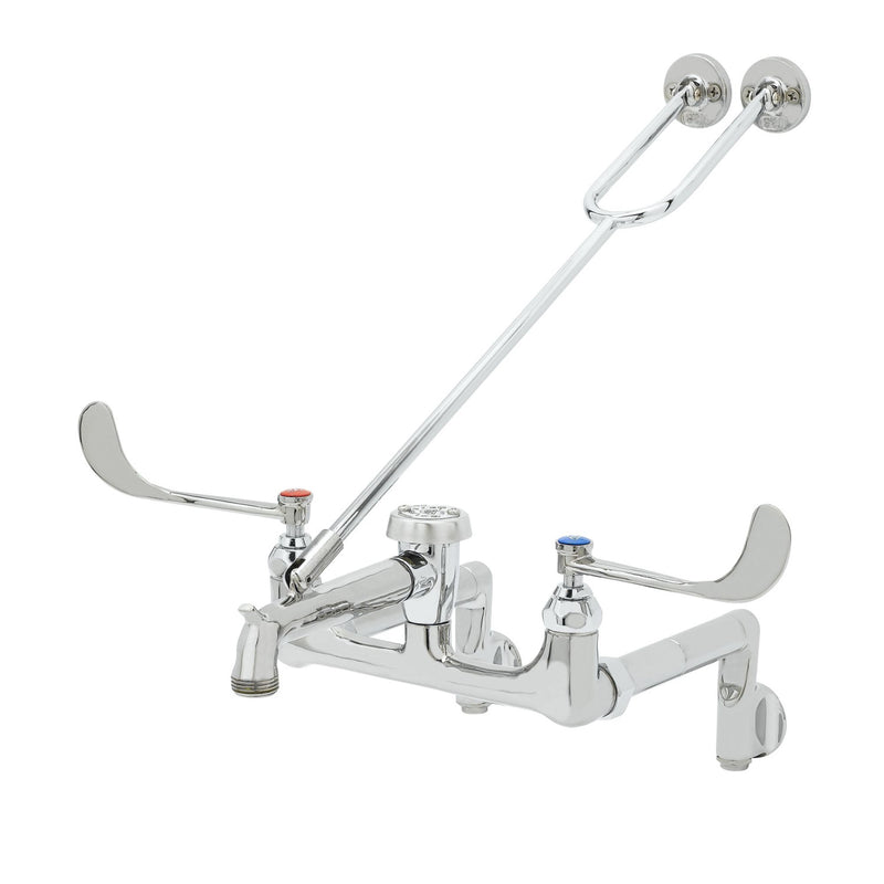 T&S Brass B-0655-04 Service Sink Faucet - Adjustable Arms & Stops