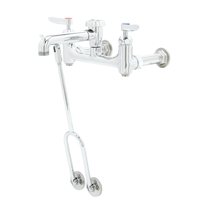 T&S Brass B-0655-BSTP-CR Service Sink Faucet - Ceramas & Built-In Stops