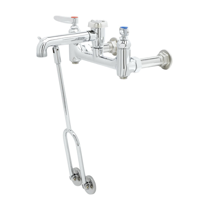 T&S Brass B-0655-BSTP Service Sink Faucet - Built-In Stops & Polished Chrome