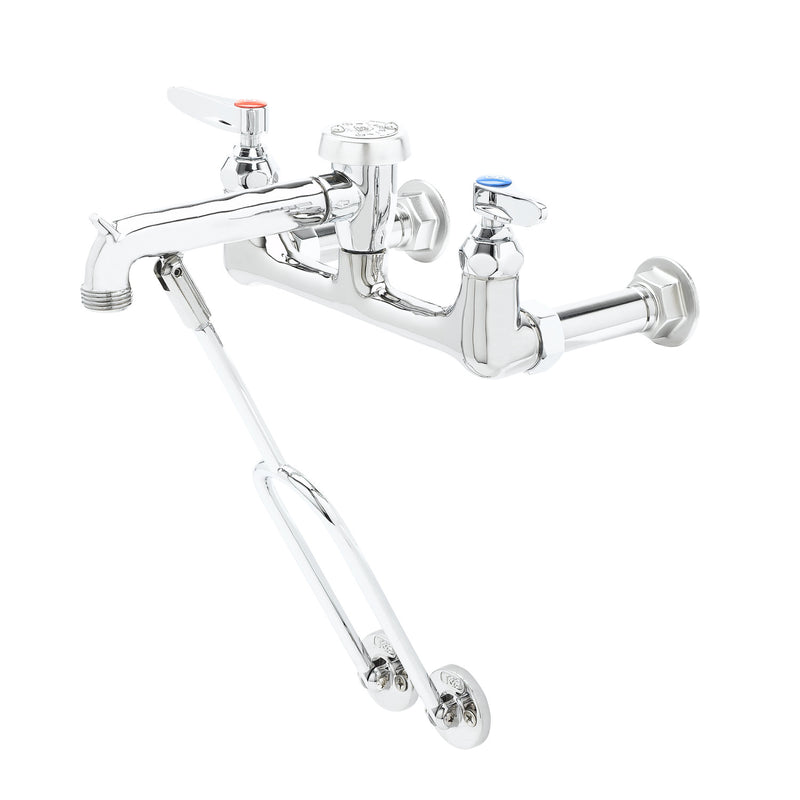 T&S Brass B-0655-POL Service Sink Faucet - Polished Chrome & Vacuum Breaker