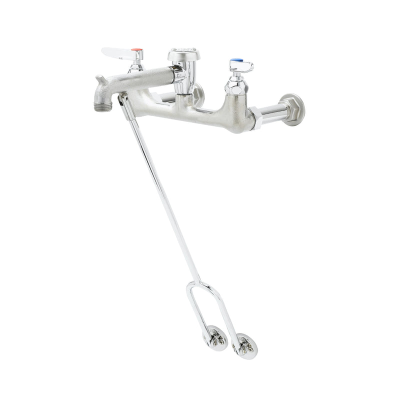 T&S Brass B-0655-RGH Service Sink Faucet - Rough Chrome & Vacuum Breaker