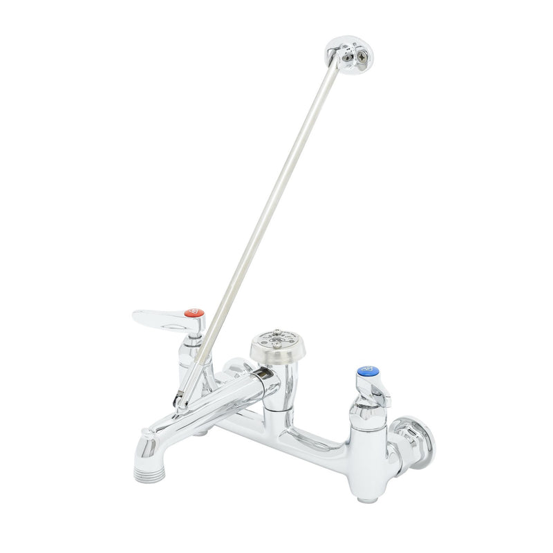 T&S Brass B-0665-BSTP Service Sink Faucet - Built-In Stops & Polished Chrome