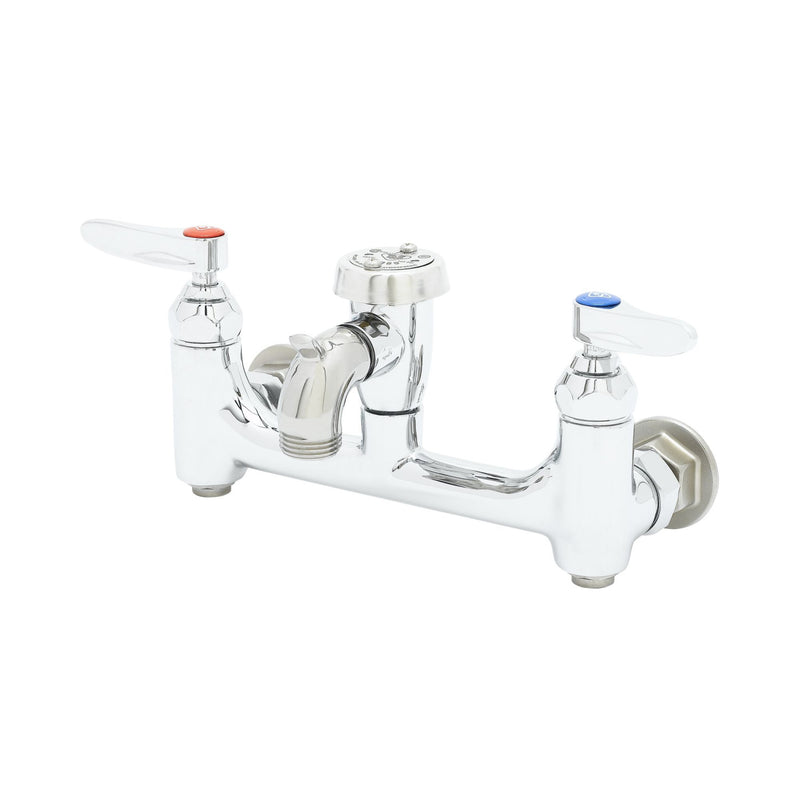 T&S Brass B-0674-BSTP Service Sink Faucet - Built-In Stops & Polished Chrome