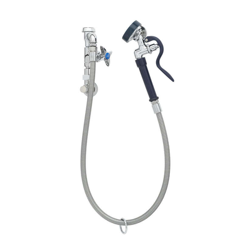 T&S Brass B-0678-01 Bedpan Washer - Loose Key Stop Self-Closing Spray Valve Healthcare