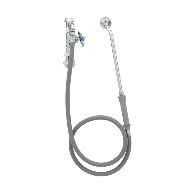 T&S Brass B-0679 Bedpan Washer - Loose Key Angle Inlet & Extended Spray