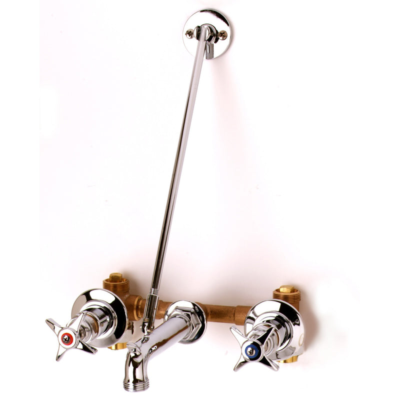 T&S Brass B-0698 Concealed Bypass Mixing Valve - Wall Brace