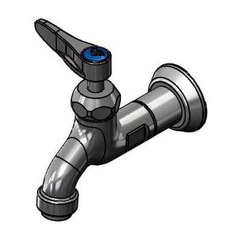 T&S Brass B-0715-LT-CR Sill Faucet - Cerama & B-LT Outlet (Adjustable)