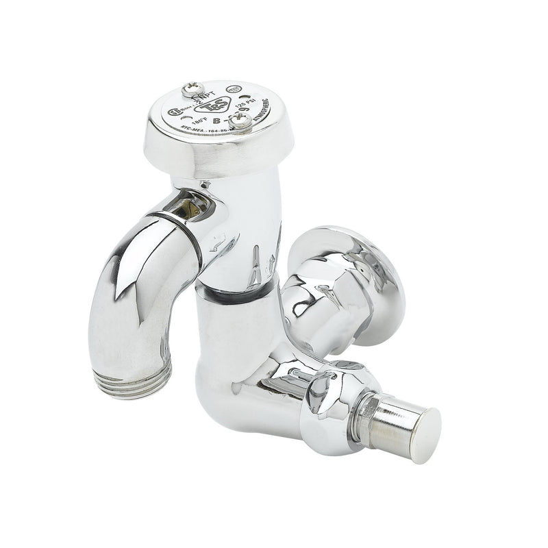 T&S Brass B-0720 Sill Faucet - Polished Chrome & Vacuum Breaker