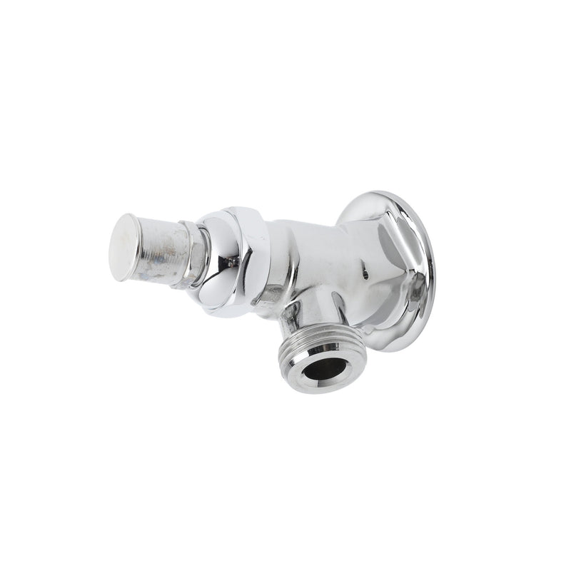 T&S Brass B-0730-POL Sill Faucet - Polished Chrome & Flanged Inlet