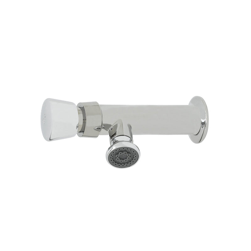 T&S Brass B-0800-F10 Metering Wash Sink Faucet - 1.0 GPM Rosespray