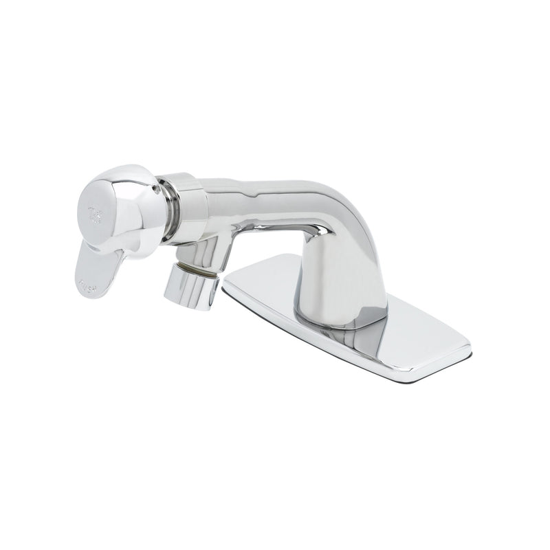 T&S Brass B-0805-VR-F5-PA Lavatory Faucet - VR Deck Plate & Pivot-Action