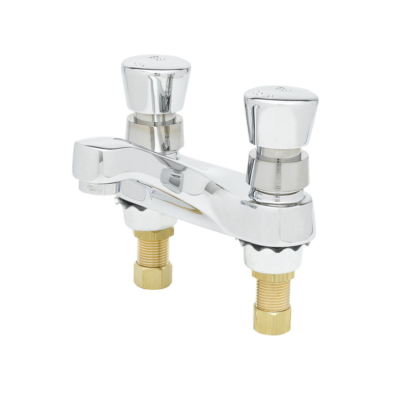 T&S Brass B-0831-VR Metering Faucet - 4" Centers & VR Aerator