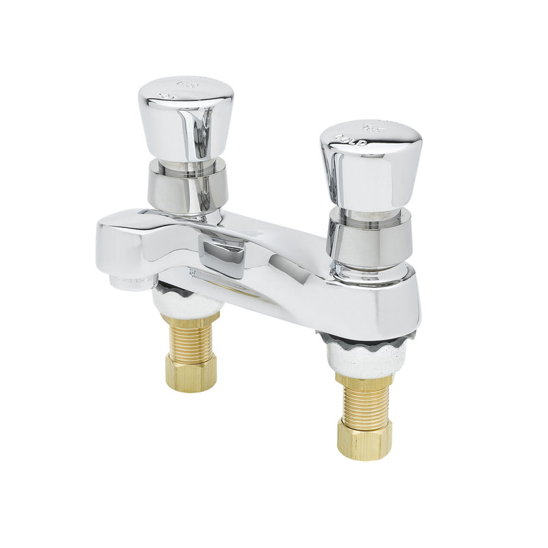 T&S Brass B-0831 Metering Faucet - 4" Centers & Push-Button Handles