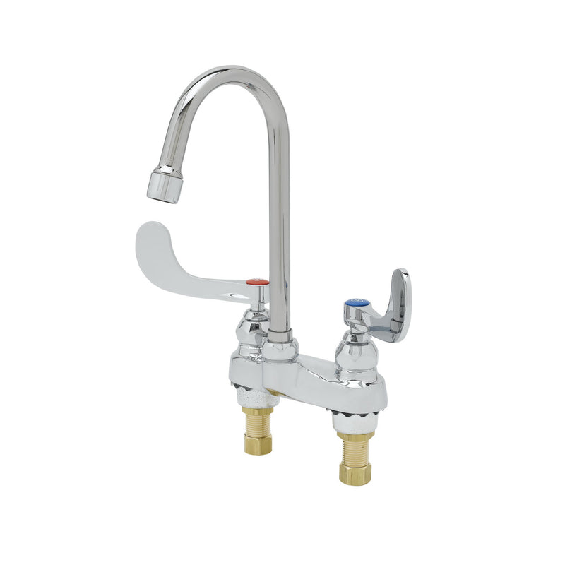 T&S Brass B-0892-01QT Medical Centerset Faucet - 1/4-Turn & 2.2 GPM Flow