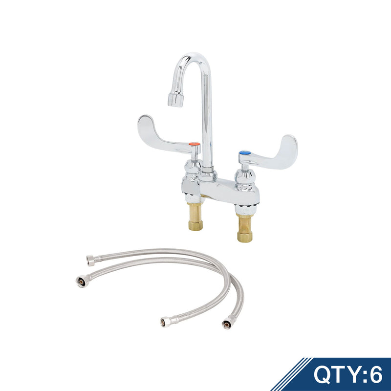 T&S Brass B-0892-CR-KIT-M6 Master Pack (6) Medical Faucets - Ceramas & Wrist Handles
