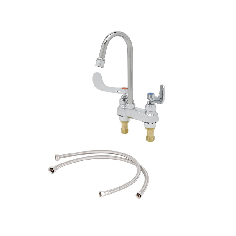 T&S Brass B-0892-KIT Medical Faucet Kit - 1/4-Turn & 24" Flex Supplies