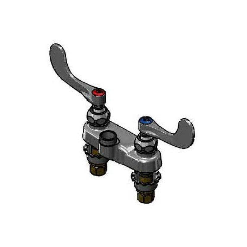 T&S Brass B-0892-LN-QT Medical Faucet Base - 1/4-Turn QT (Less Nozzle)