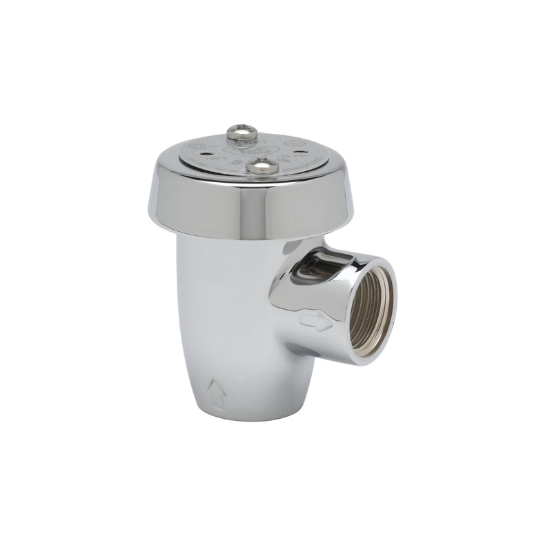 T&S Brass B-0969 Atmospheric Vacuum Breaker - 1/2 IPS Polished Chrome Backflow Prevention