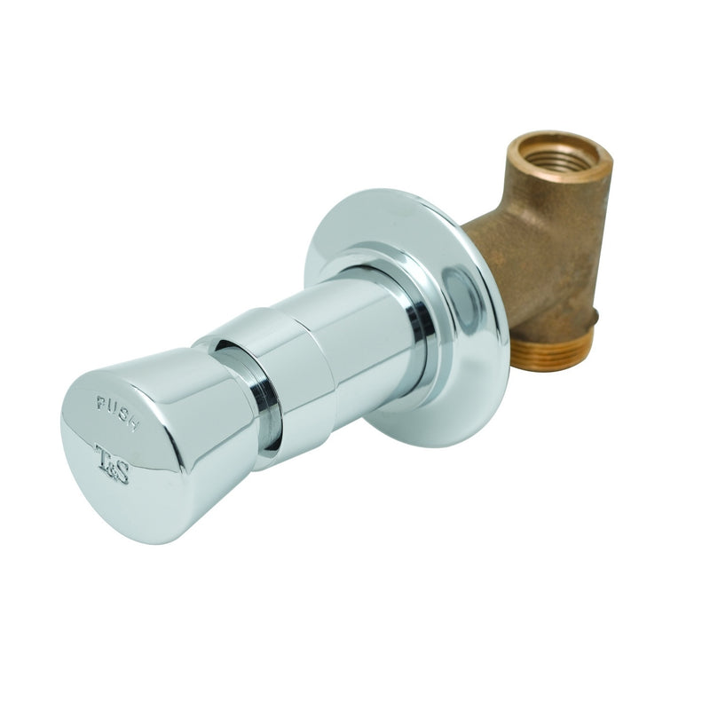 T&S Brass B-1029-UCP Concealed Straight Metering Valve - Union Coupling Inlets