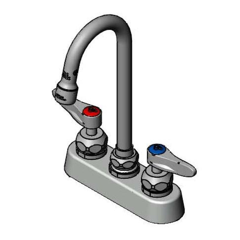 T&S Brass B-1110-187XWSCR Workboard Faucet - Ceramas & 1.5 GPM Water-Saving