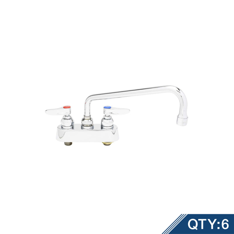 T&S Brass B-1113-M Deck Faucet Master Pack (6) - 4" Centers