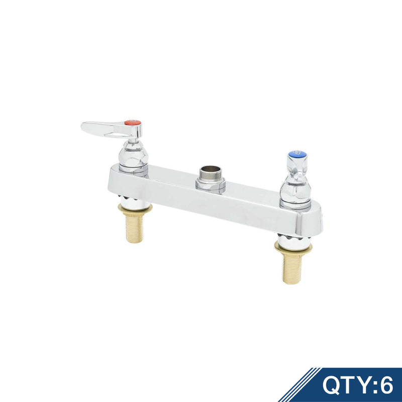 T&S Brass B-1120-XS-LNM Deck Faucet Master Pack (6) - 2" Shanks