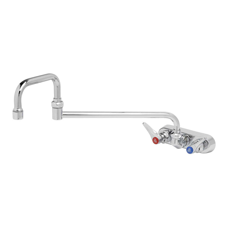 T&S Brass B-1136 Splash Mount Faucet - 4" Centers & 18" DJ Nozzle
