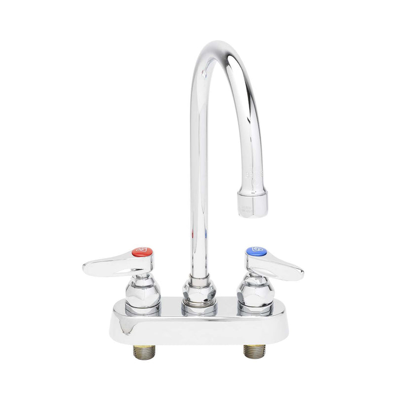 T&S Brass B-1141 Workboard Faucet - 4" Centers & 5-3/4" Gooseneck