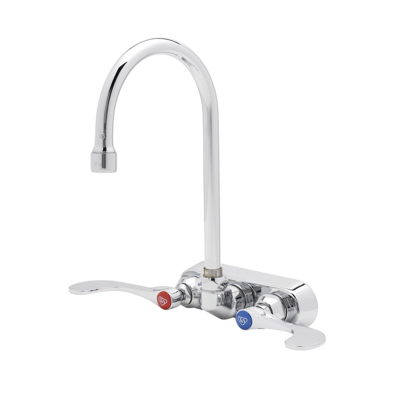 T&S Brass B-1146-04XS-F12 Workboard Faucet - 1.2 GPM & Wrist Handles (XS)