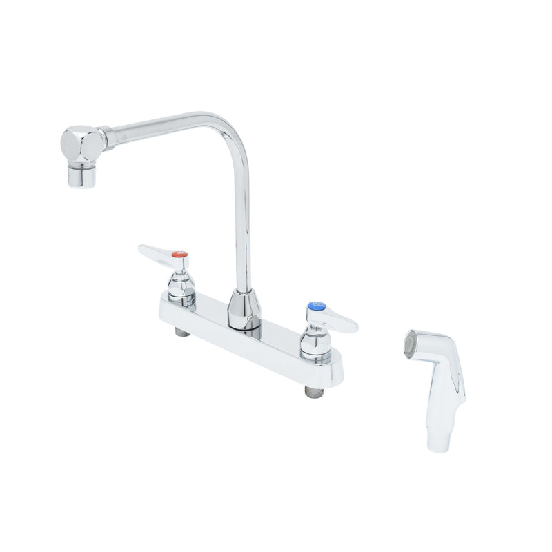 T&S Brass B-1173 Workboard Faucet - 8" Centers & High-Arc GN