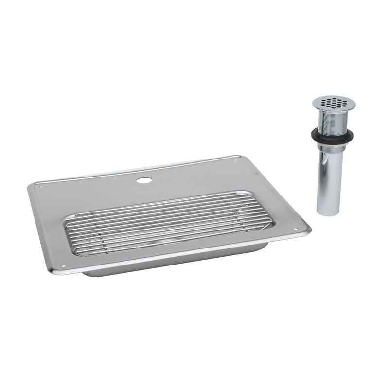 T&S Brass B-1231 Drop-In Drip Pan - Stainless Steel