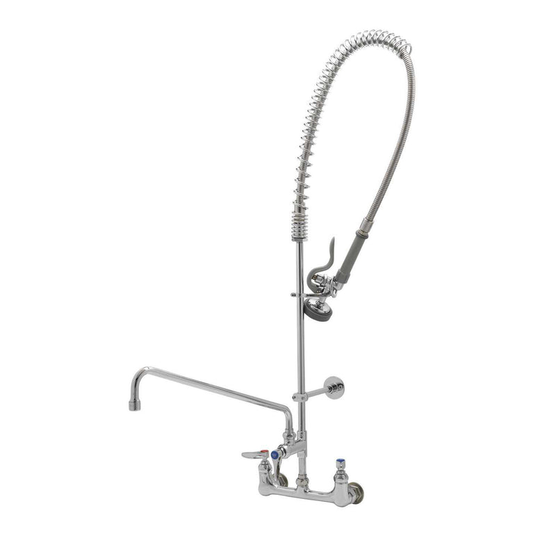 T&S Brass B-2180 Wall Mount Pre-Rinse - 18" ADF & B-0109-03 Bracket