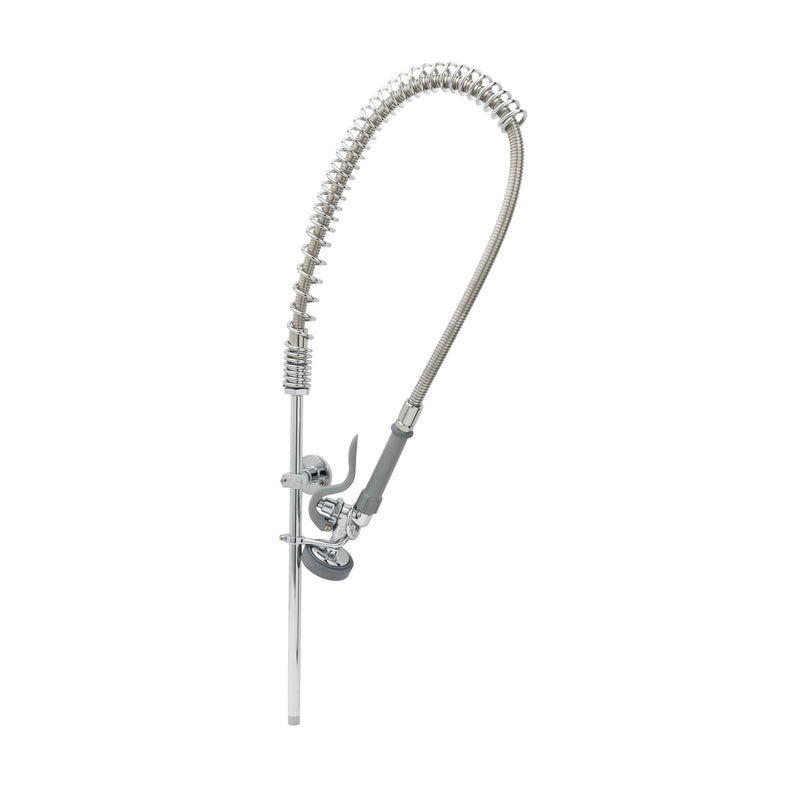 T&S Brass B-2250-18RXWB Pre-Rinse Assembly - 18" Riser & 2-3/8" Wall Bracket