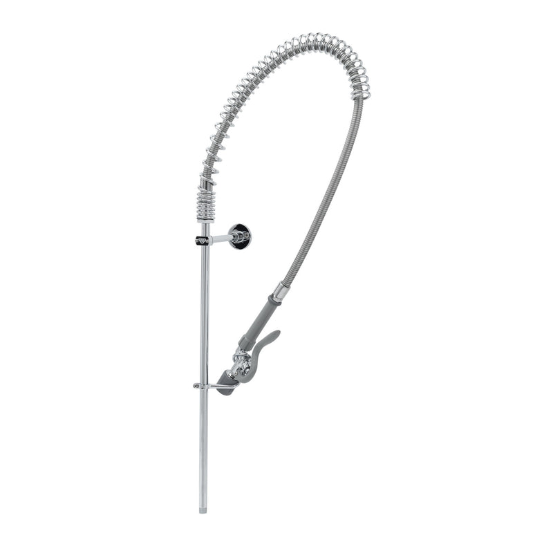 T&S Brass B-2250-BC Pre-Rinse Assembly - 44" SS Hose & Low-Flow Spray