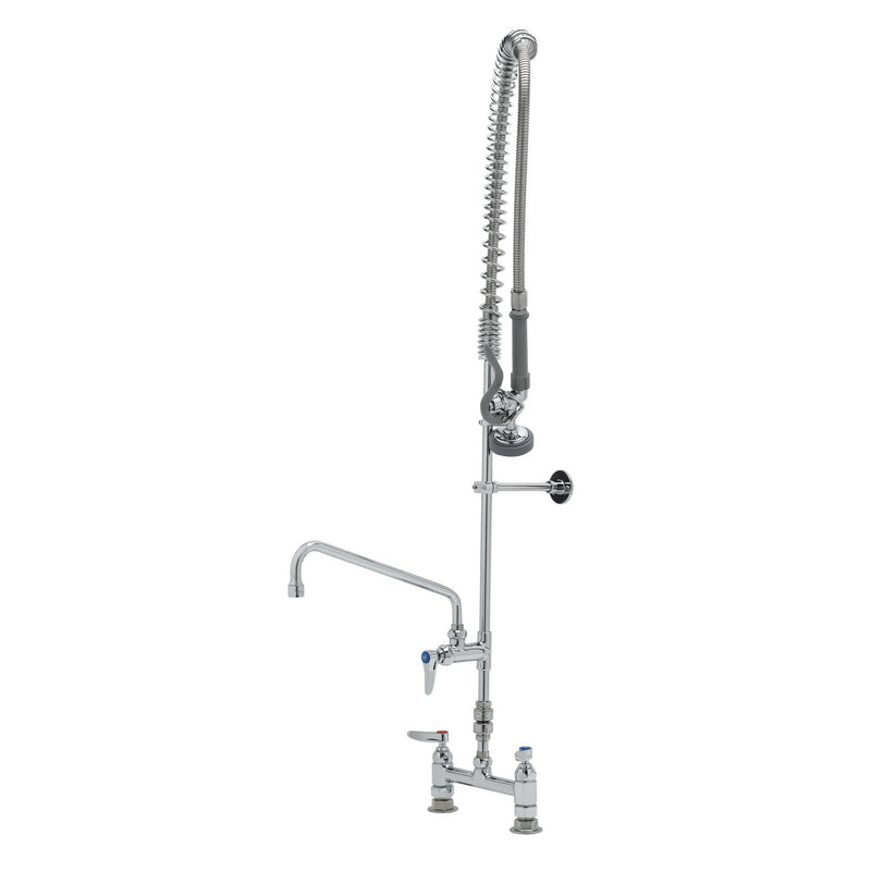 T&S Brass B-2277-01 Deck Mount Pre-Rinse - 12" Swing Nozzle & VB
