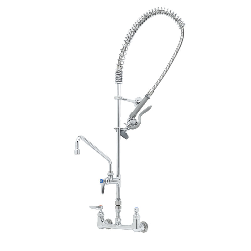 T&S Brass B-2278-01-CR Wall Mount Pre-Rinse - Add-On Faucet & Ceramas
