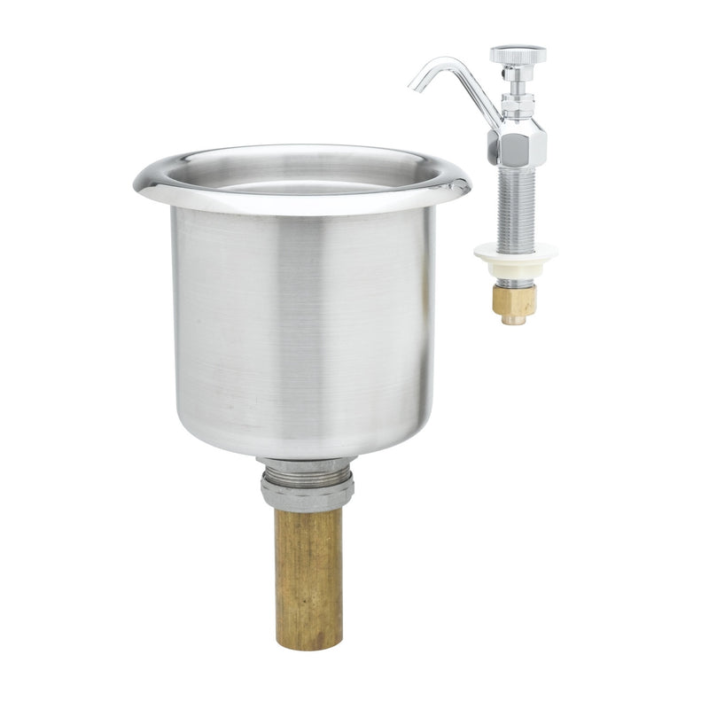 T&S Brass B-2282-01-F05 Dipperwell Faucet & Bowl Assembly - 0.5 GPM
