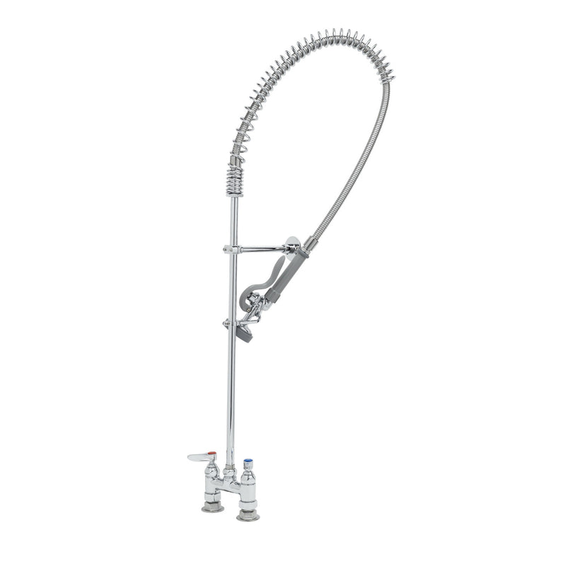 T&S Brass B-2290 Spring Action Pre-Rinse - 4" Deck Mount w/ Nipples