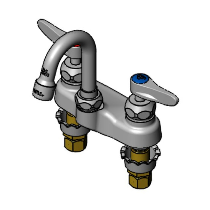 T&S Brass B-2320-CR-WS Centerset Mixing Faucet - Ceramas & 1.5 GPM Flow