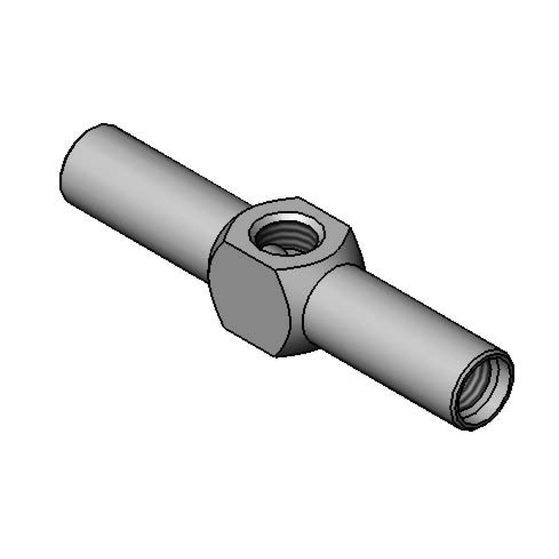 T&S Brass B-2331-TEE Mixing Chamber Tee - Chrome Plated