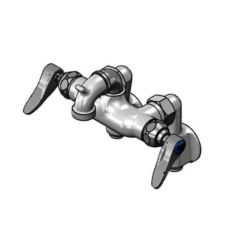 T&S Brass B-2345-01-XX Short Spout Faucet - specialized Inlet Flanges