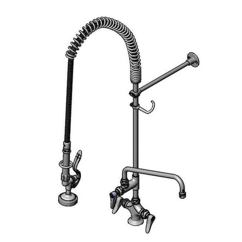T&S Brass B-2349-05 Pre-Rinse Base Faucet - Single Hole w/ Spring Checks