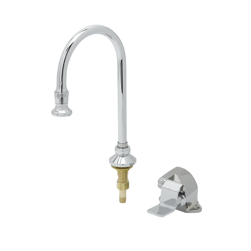 T&S Brass B-2464 Single Pedal Valve System - Dummy Gooseneck & Rosespray