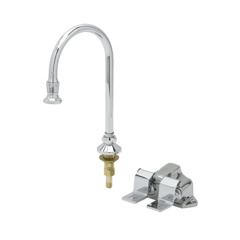T&S Brass B-2469 Double Pedal Valve System - Dummy Gooseneck & Rosespray