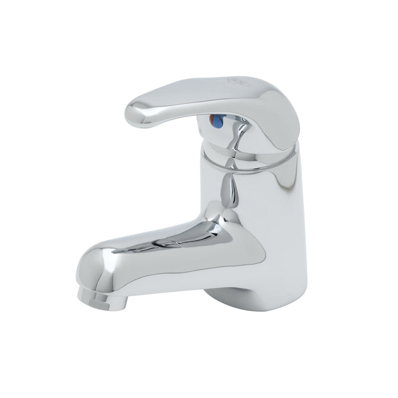 T&S Brass B-2701-VF05 Single Lever Faucet - Short Spout 0.5 GPM VR Outlet Flexible Supply Lines