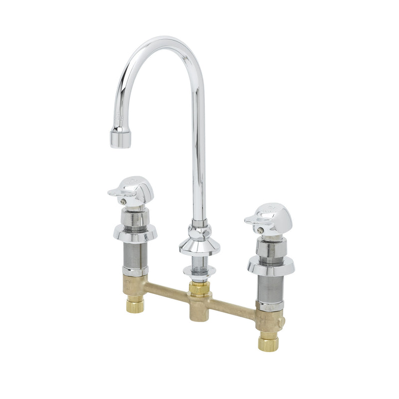 T&S Brass B-2820-PA Metering Faucet - 8" Centers & Pivot-Action Metering